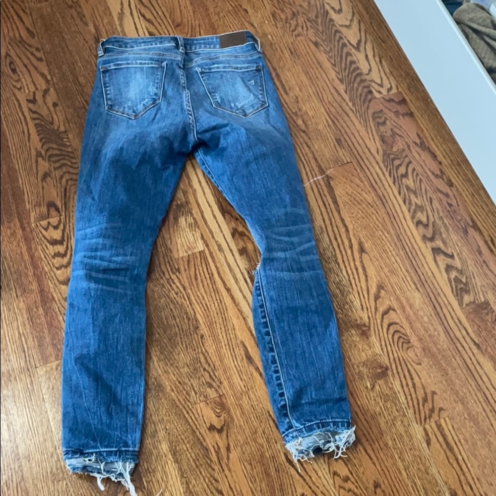 High Waisted Ripped Skinny Jeans - Picture 5 of 5